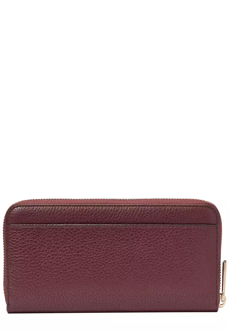 Lena Large Continental Wallet in Cherrywood KH786
