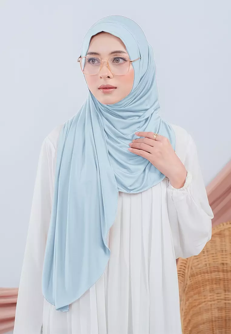 HIJAB INSTAN FAYZA - LIGHT BLUE
