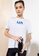 Under Armour grey Vintage Athletic Club Tee A6E49AAF7D2497GS_4
