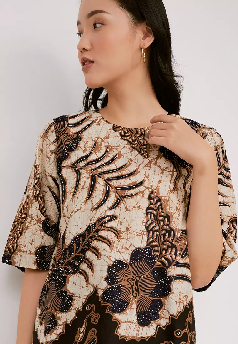 Jual Jayashree Batik Agni Blouse Wanita Original 2024 | ZALORA Indonesia