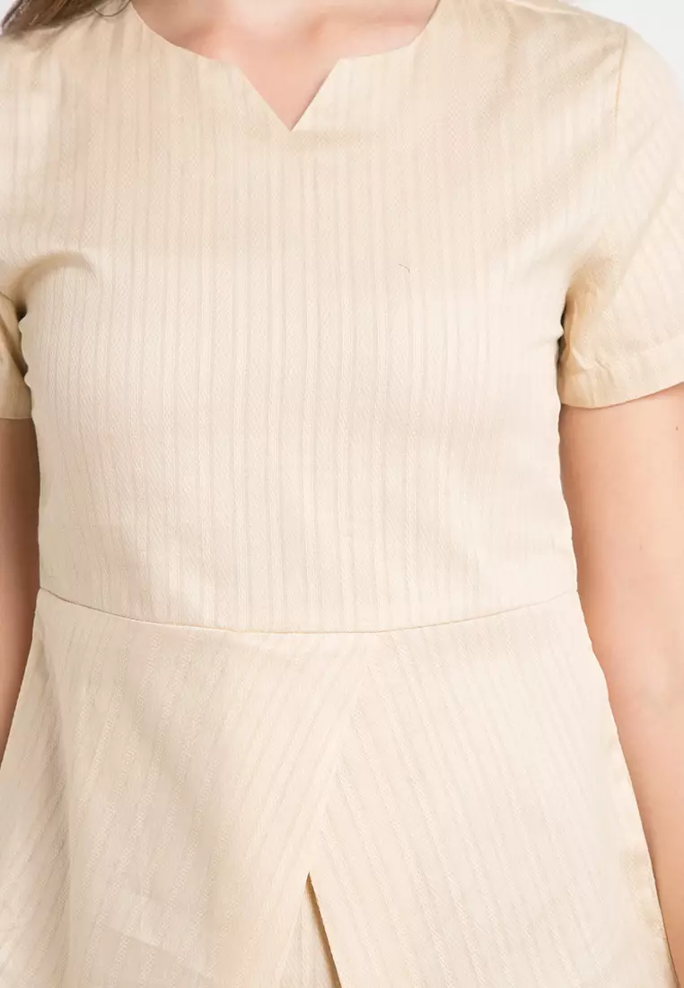 Jeanie Blouse In Light Khaky