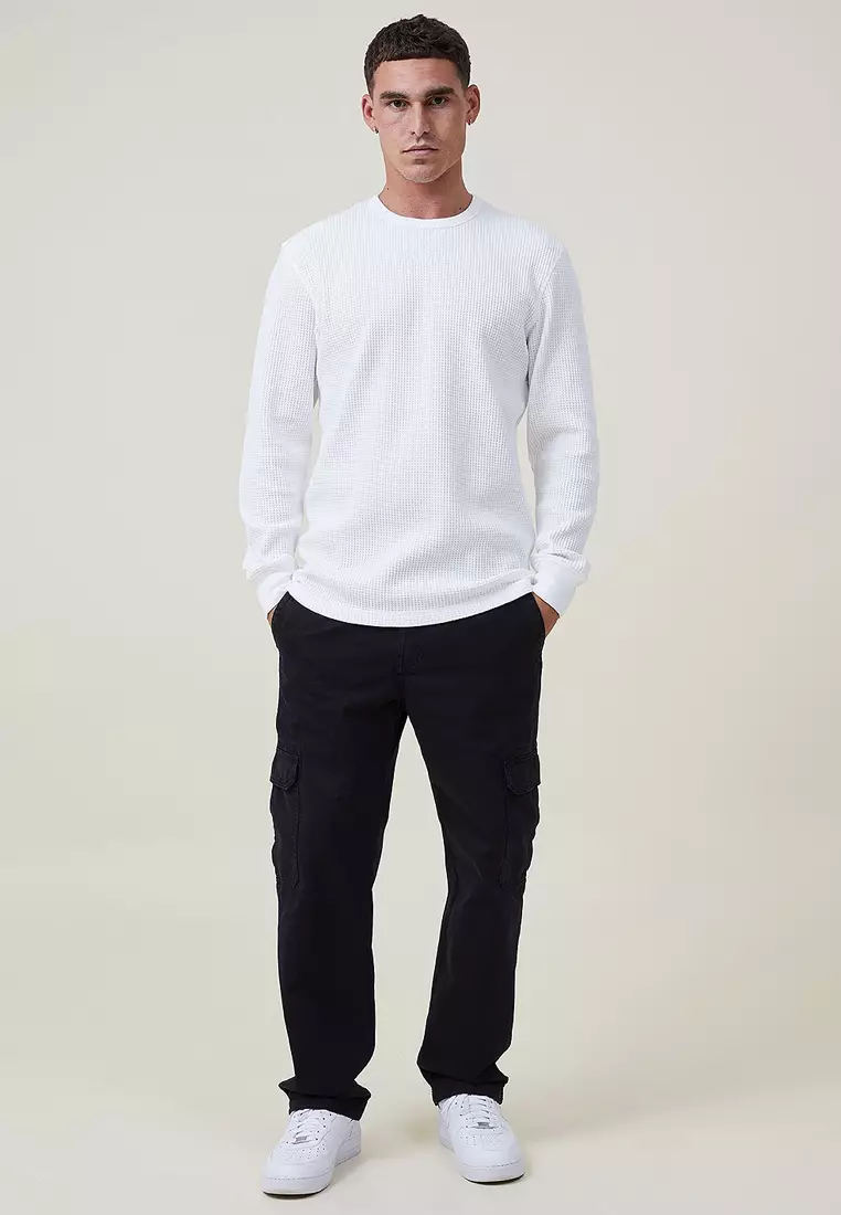 Chunky Waffle Long Sleeve T-Shirt