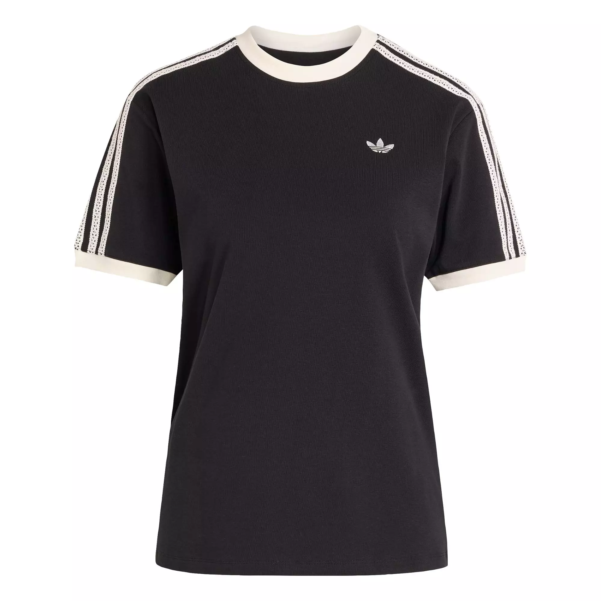 Lifestyle ORIGINALS SUMMER GLOW ADVANCED THREE STRIPES TEE Women Black KY8127