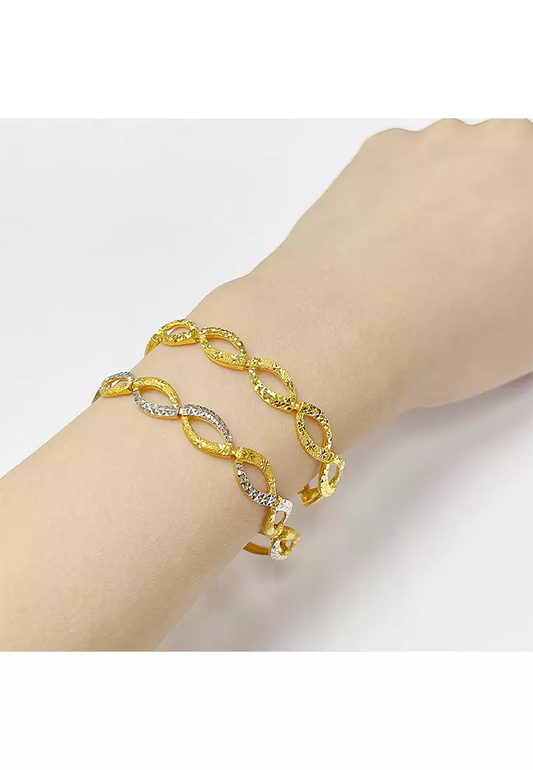 375/9K Gold Fashion Bracelet T23