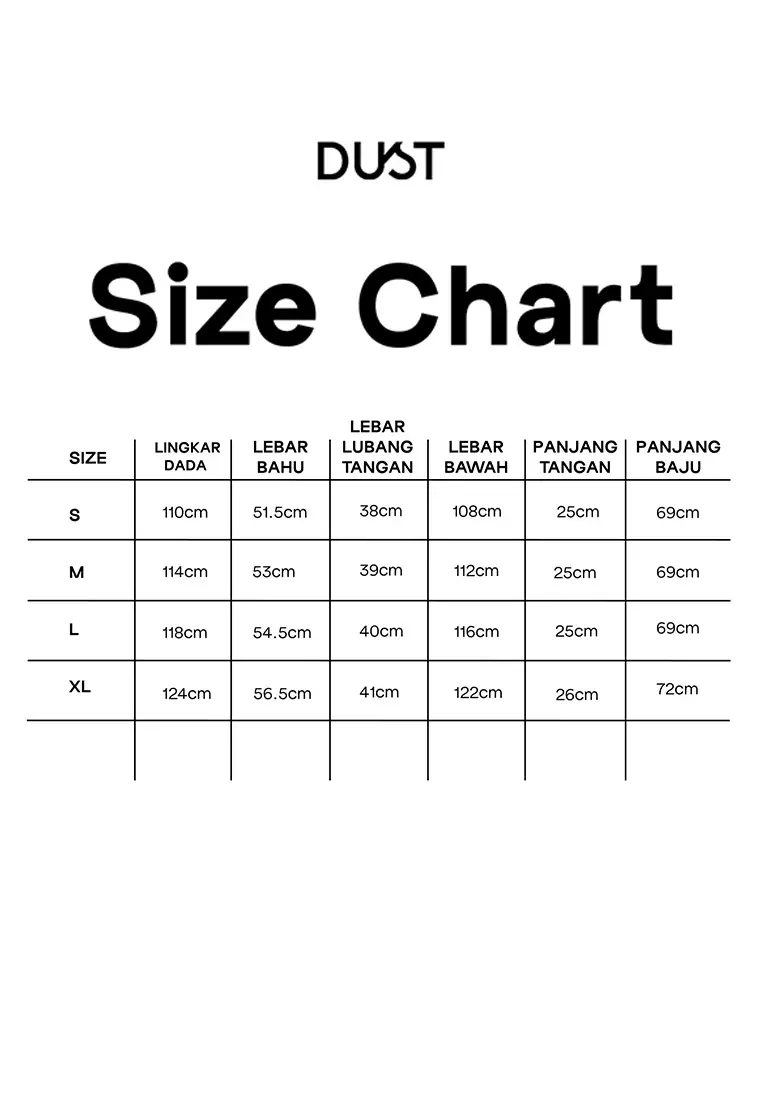 DUST Kaos Unisex Akaza Hitam (D.74283-U)