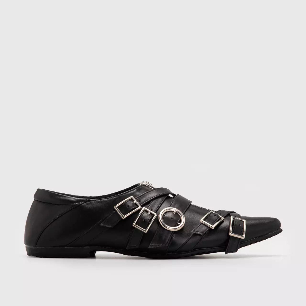 Adorable Projects - Difara Flat Shoes Genuine Leather Black - Sepatu Wanita