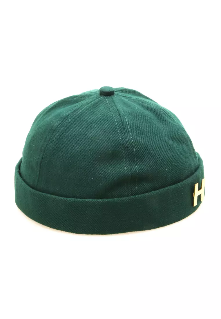 Kai Topi Peci Miki Hat Polos Pria Wanita Uniqe Design Material Cotton ORIGINAL - Green Bottle