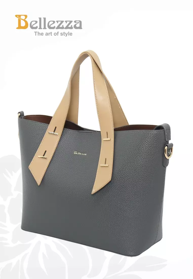 Bellezza Handbag 24138-38 Dark Grey