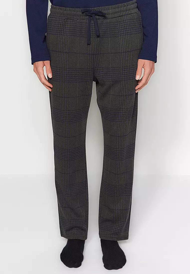 Trendyol Plaid Pajamas Set 2025 Buy Trendyol Online ZALORA