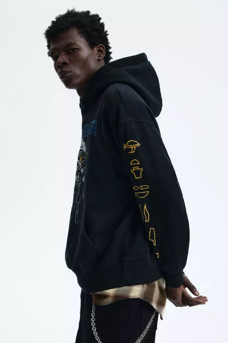 Oversized Fit Printed hoodie