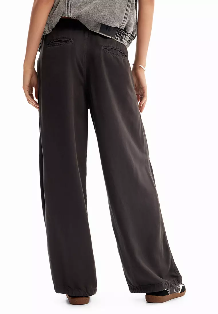 Desigual Woman Wide-leg cargo trousers.