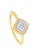 HABIB gold HABIB Reina White and Yellow Diamond Ring AF757ACD390EA5GS_1