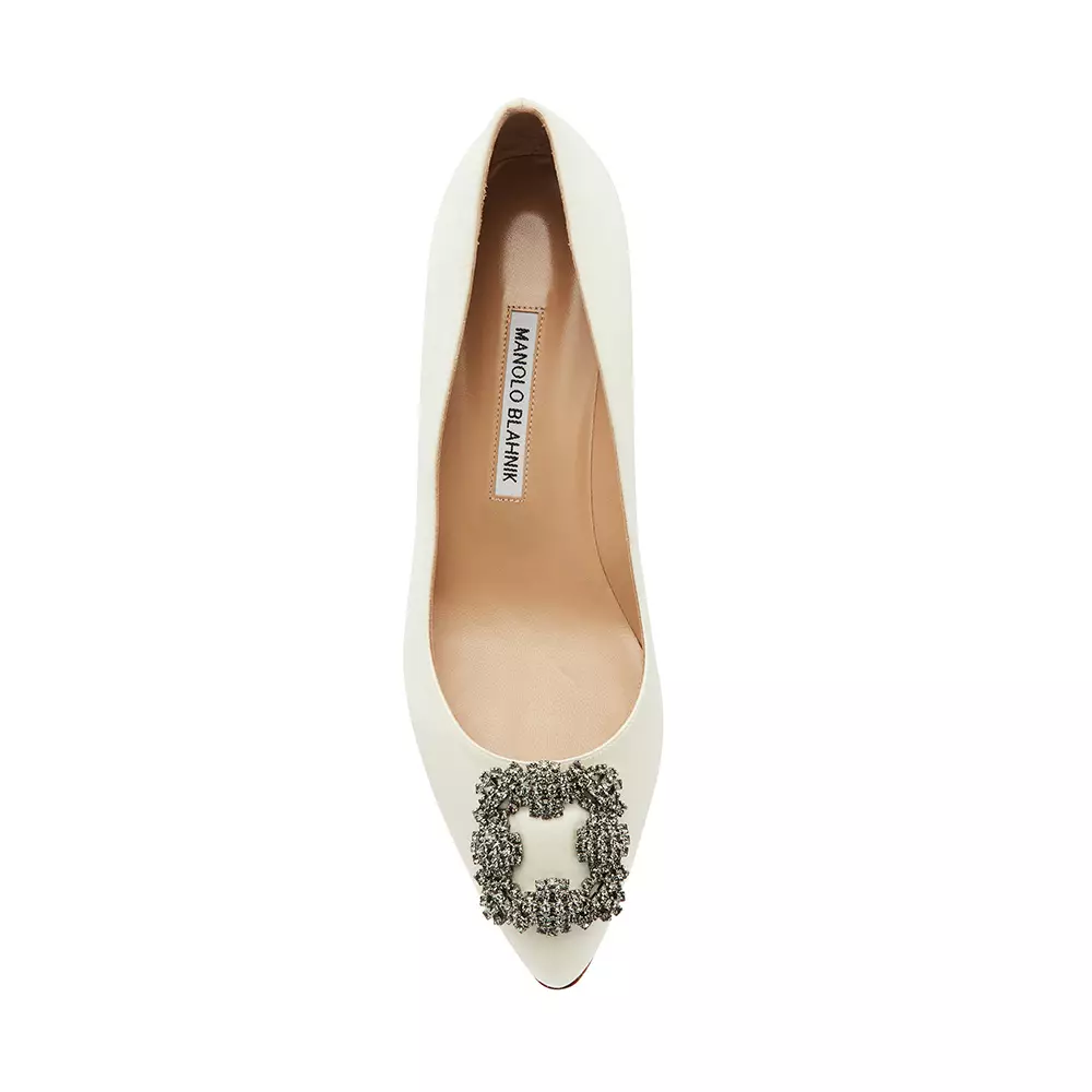 Jual Manolo Blahnik Manolo Blahnik Hangisi 30 Satin Pumps With FMC ...