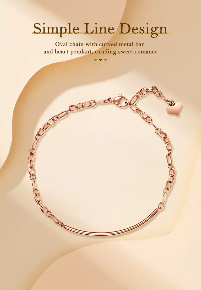 Gelang Wanita Korea Titanium Original Fashion Kotak Indah Bracelets Cewek