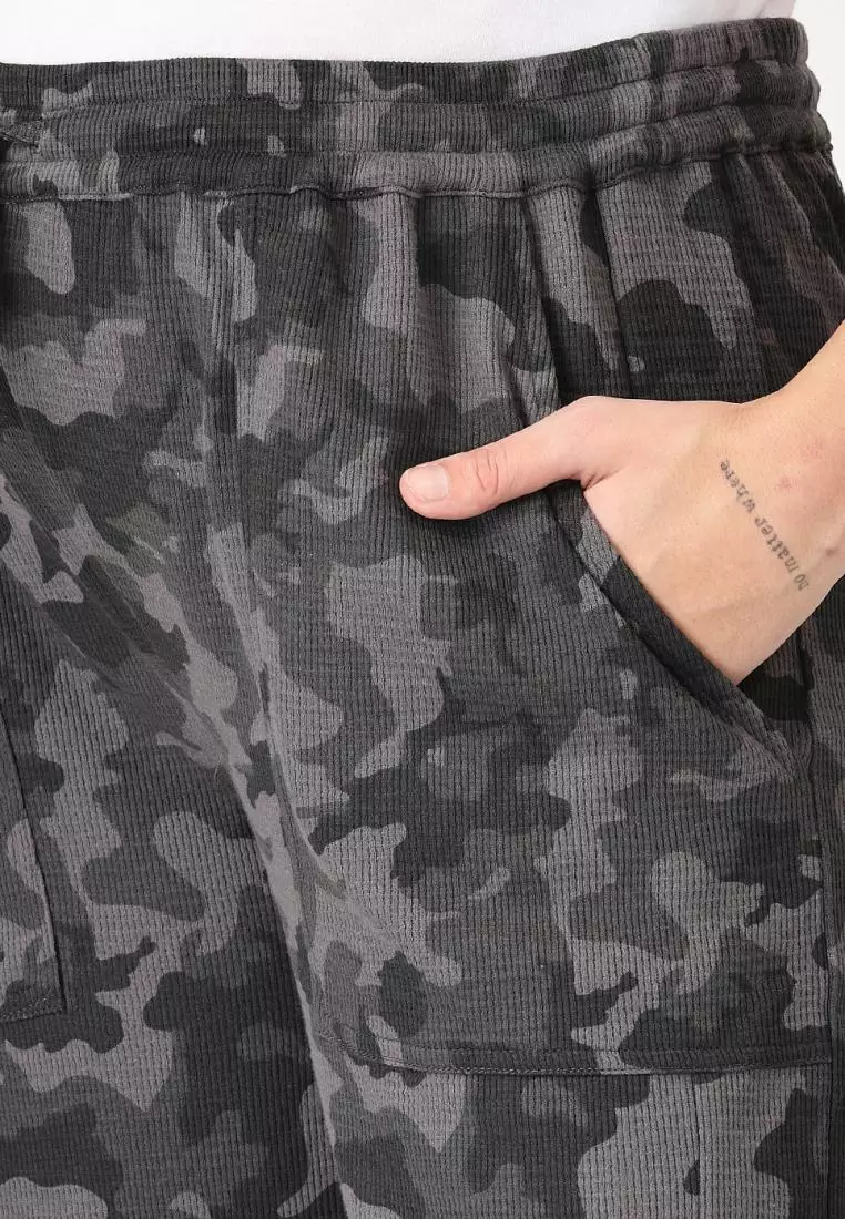 Grey Camouflage Maternity Jogger