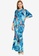 Zuco Fashion blue Modern Kurung Kedah With Cowl Neckline 1CF8CAA458670BGS_1