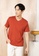 Old Navy red Soft Washed V-Neck T-Shirt E9FBBAAAE09429GS_4