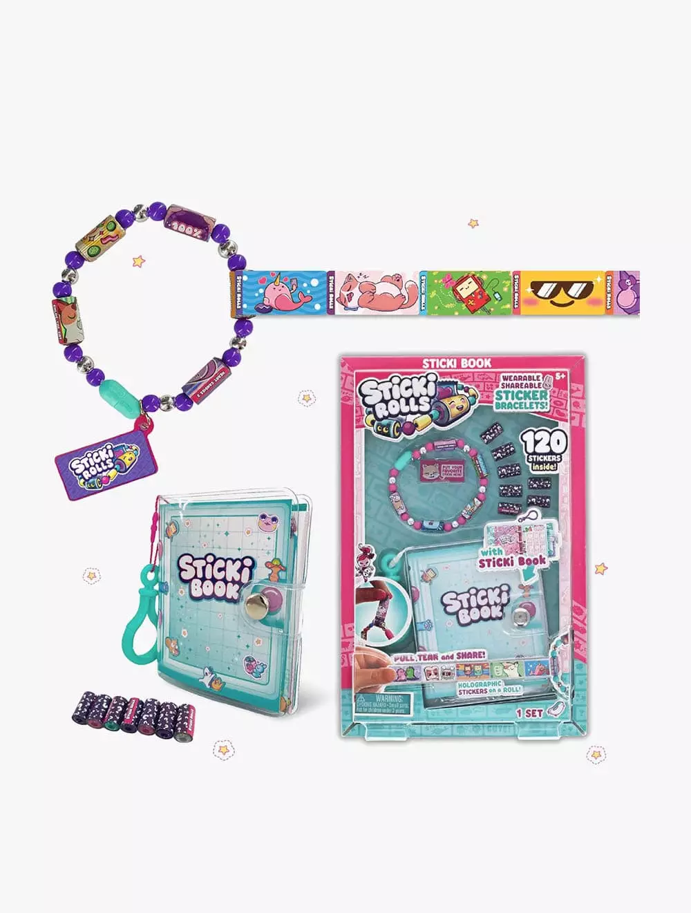 Sticki Rolls Sticki Book Pack - SCRSR200