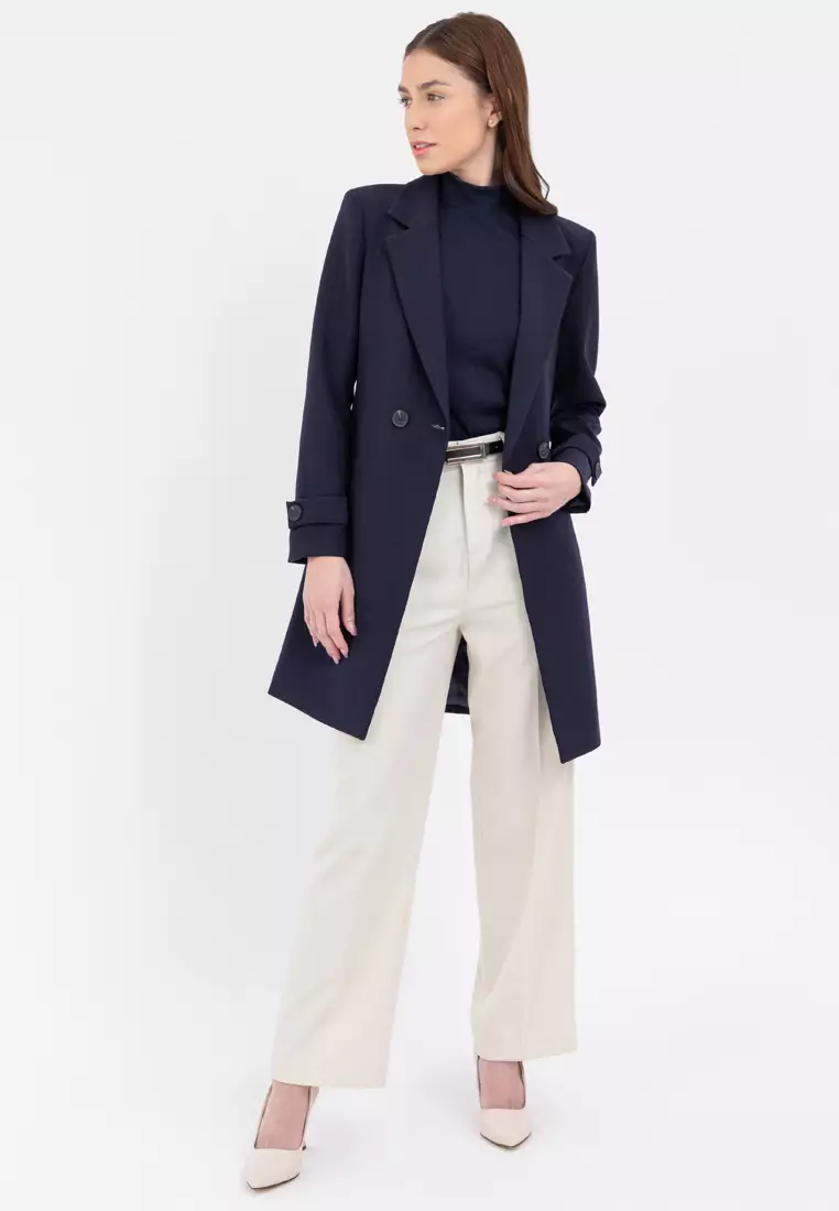 Tailored Blazer Trench Coat