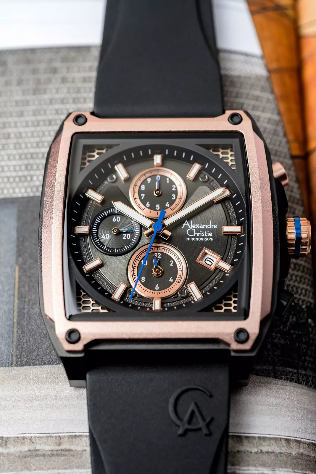 Jual Alexandre Christie Jam Tangan Pria Alexandre Christie Chronograph AC 6614 MC RBRBARG Men