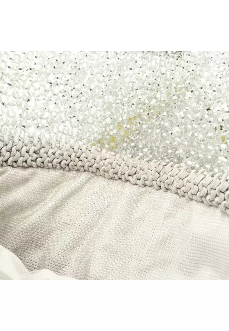 Pre-Loved Anteprima LUCCHETTO Lucchetto chain shoulder bag PVC Silver clear