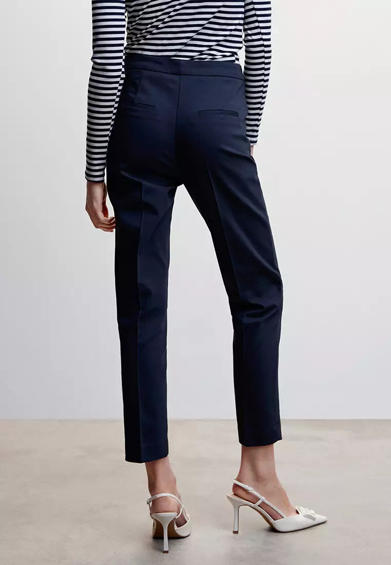 Buy Mango Cropped Button Trousers 2024 Online | ZALORA Philippines