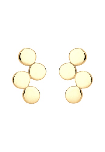 ELLI GERMANY gold Earrings Circle Geo Minimalism Gold Plated 3A0B9ACA4A3AEEGS_1