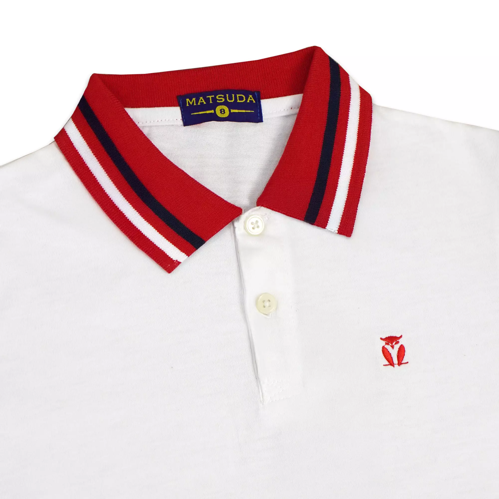 Matsuda baju kaos polo anak laki laki katun umur 2-12 Toby White