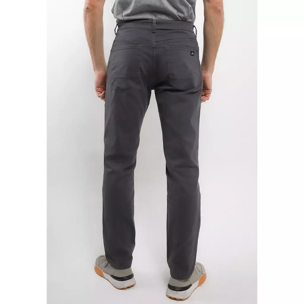 TRIPLE Celana Basic Stretch Regular Slim (304 858 DGR) - Dark Grey