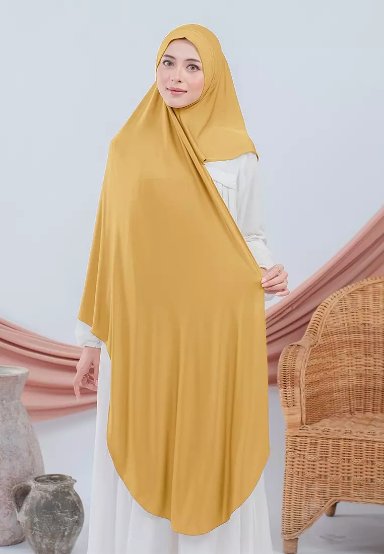 HIJAB INSTAN FAYZA - MUSTARD