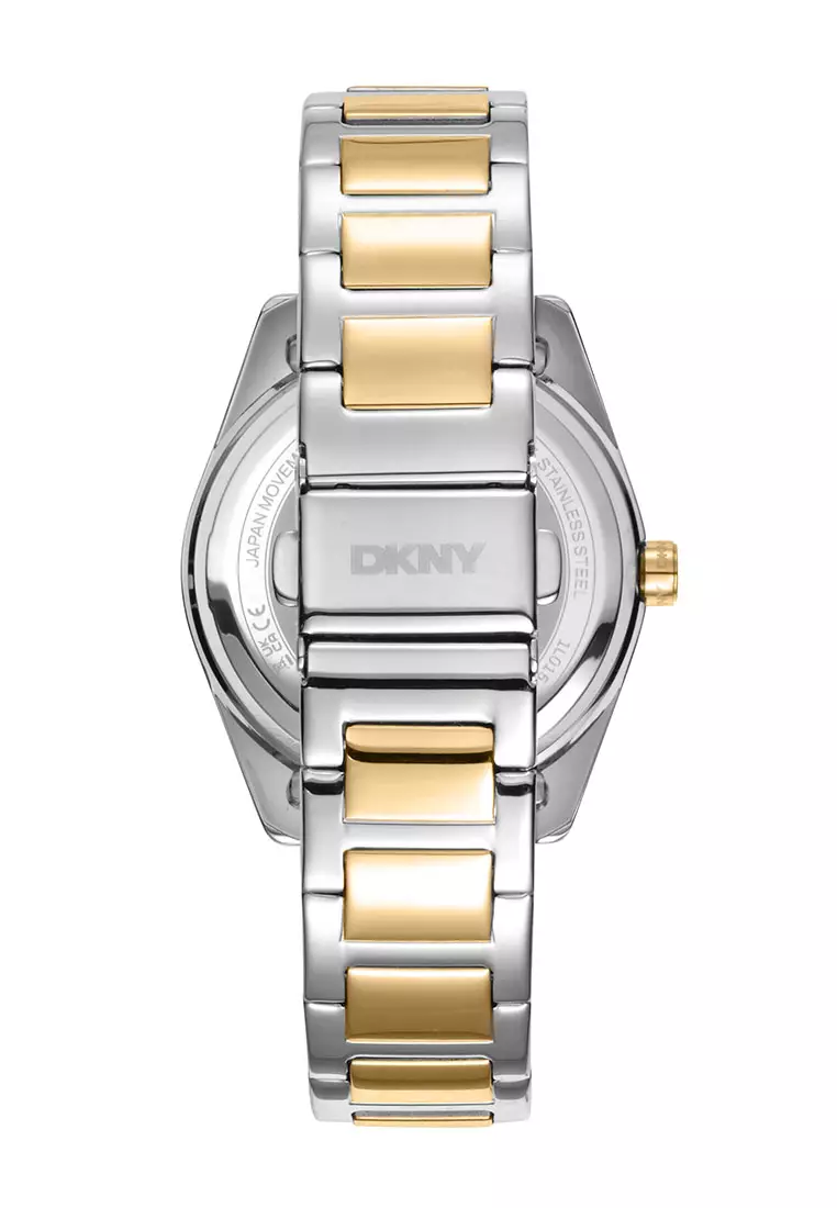DKNY Chambers Multi Sport Two Tone Stainless Steel Analog Quartz Watch For Women DK1L015M0055