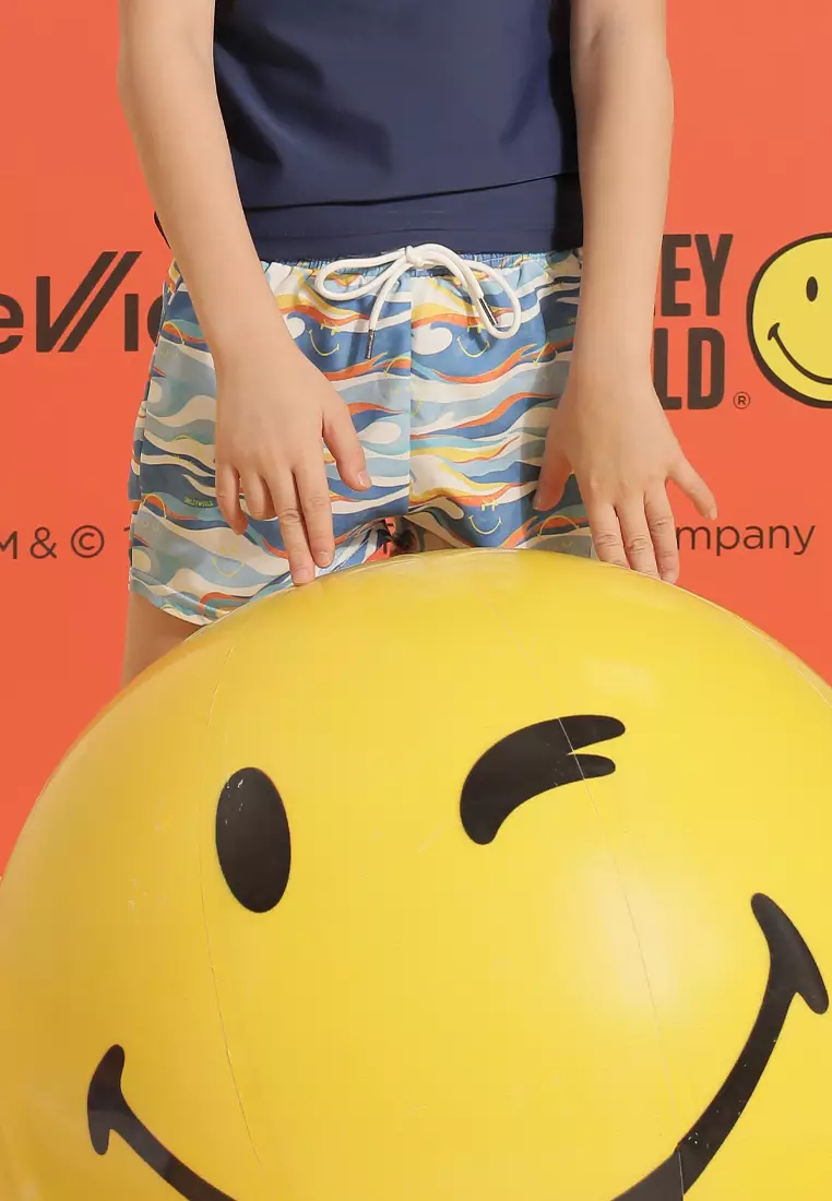 Smiley Short Pants - Wave