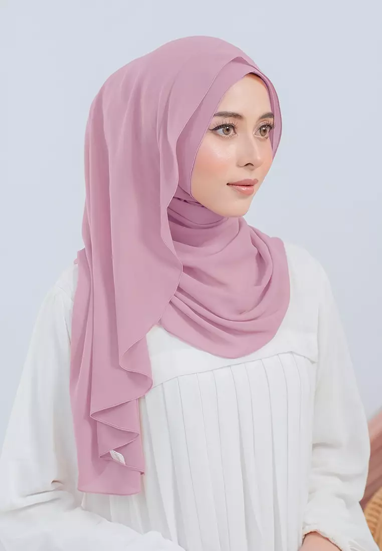 HIJAB INSTAN LUBNA - PURPLISH PINK