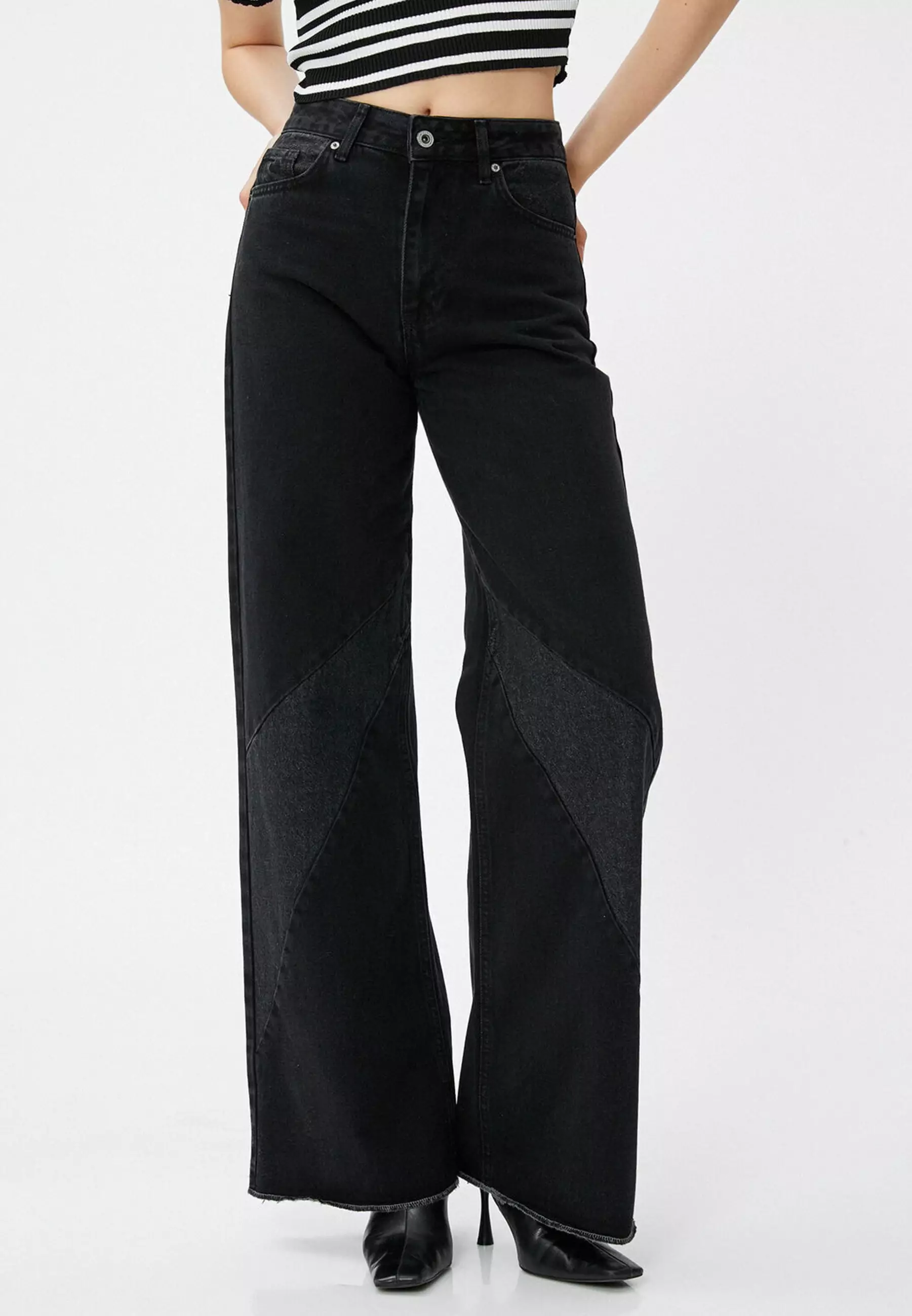 Bianca High Waist Wide Leg Denim Jeans