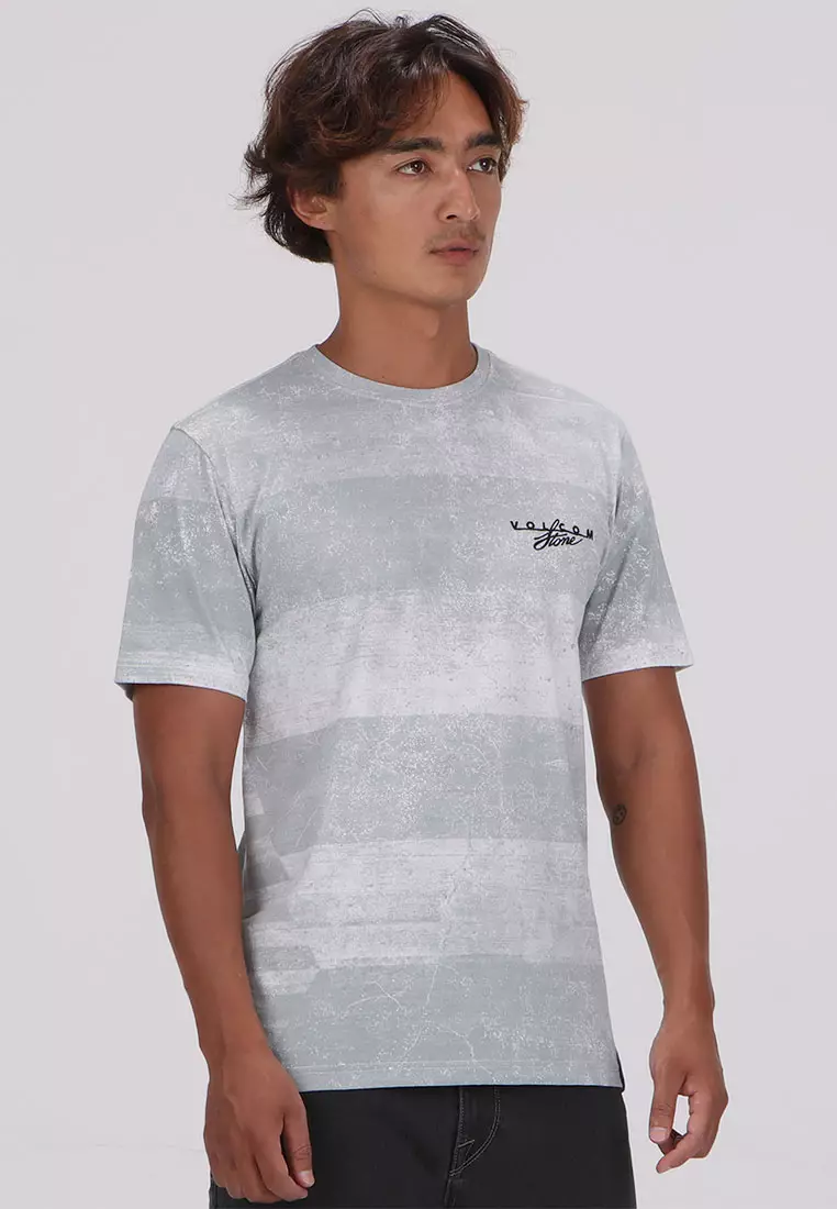 MCT AIR COOLED STRIPE SHORT SLEEVE TEE WHITE