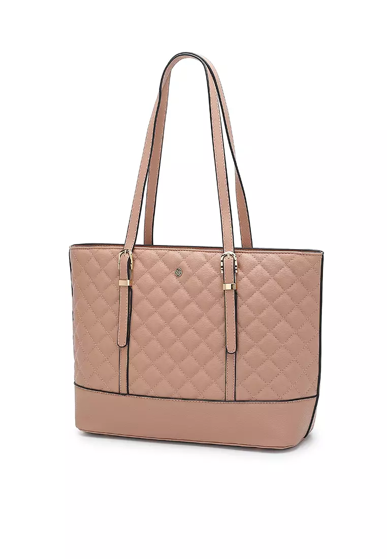 Women's Tote Bag - (女士托特包 ) - 粉色