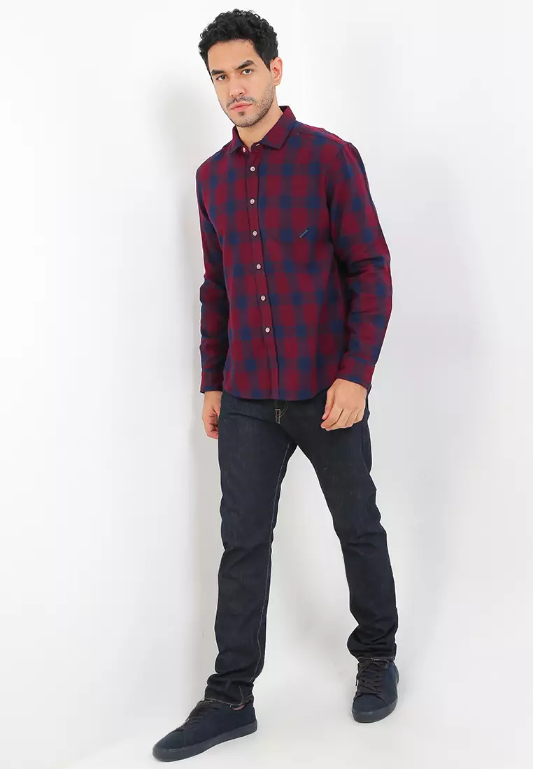 Kemeja Kotak Lengan Panjang - Siswanto Shirts
