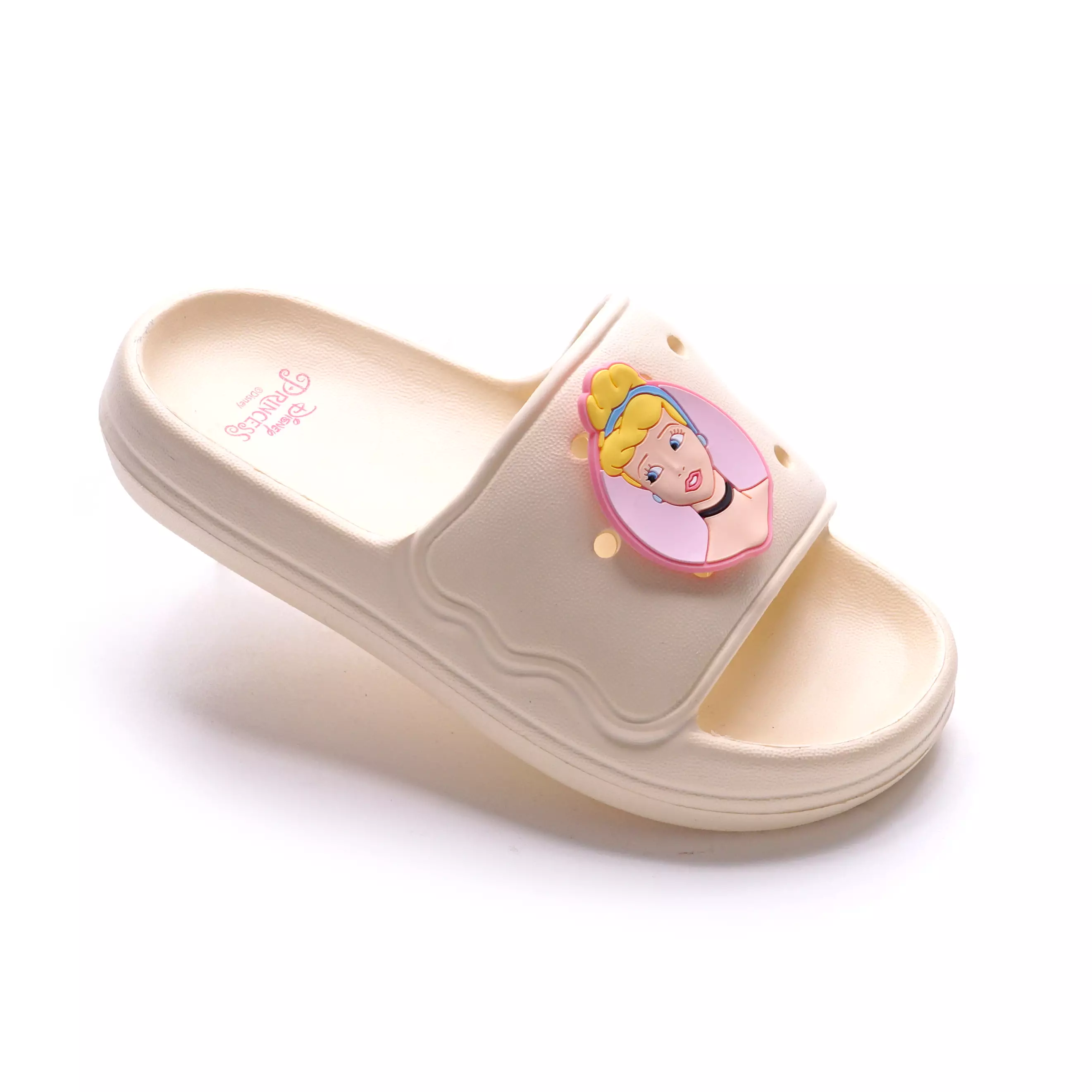 PRINCESS - SANDAL WANITA ANAK CH820091WK SELOP FULL KARET - KUNING LEMONADE