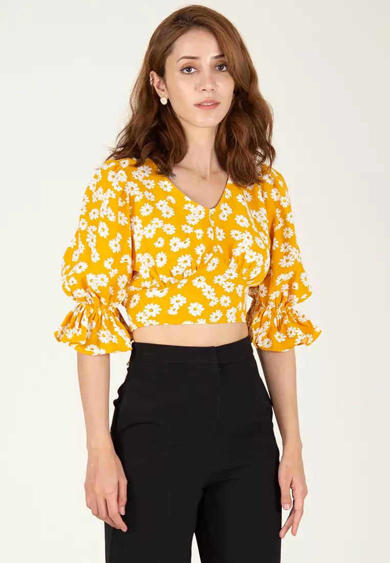 Back Ribbon Tie Cami Crop Top  Bow crop tops, Cami crop top