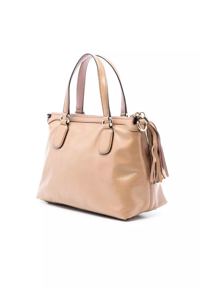 Pre-Loved Gucci Small Patent Soho Working Satchel