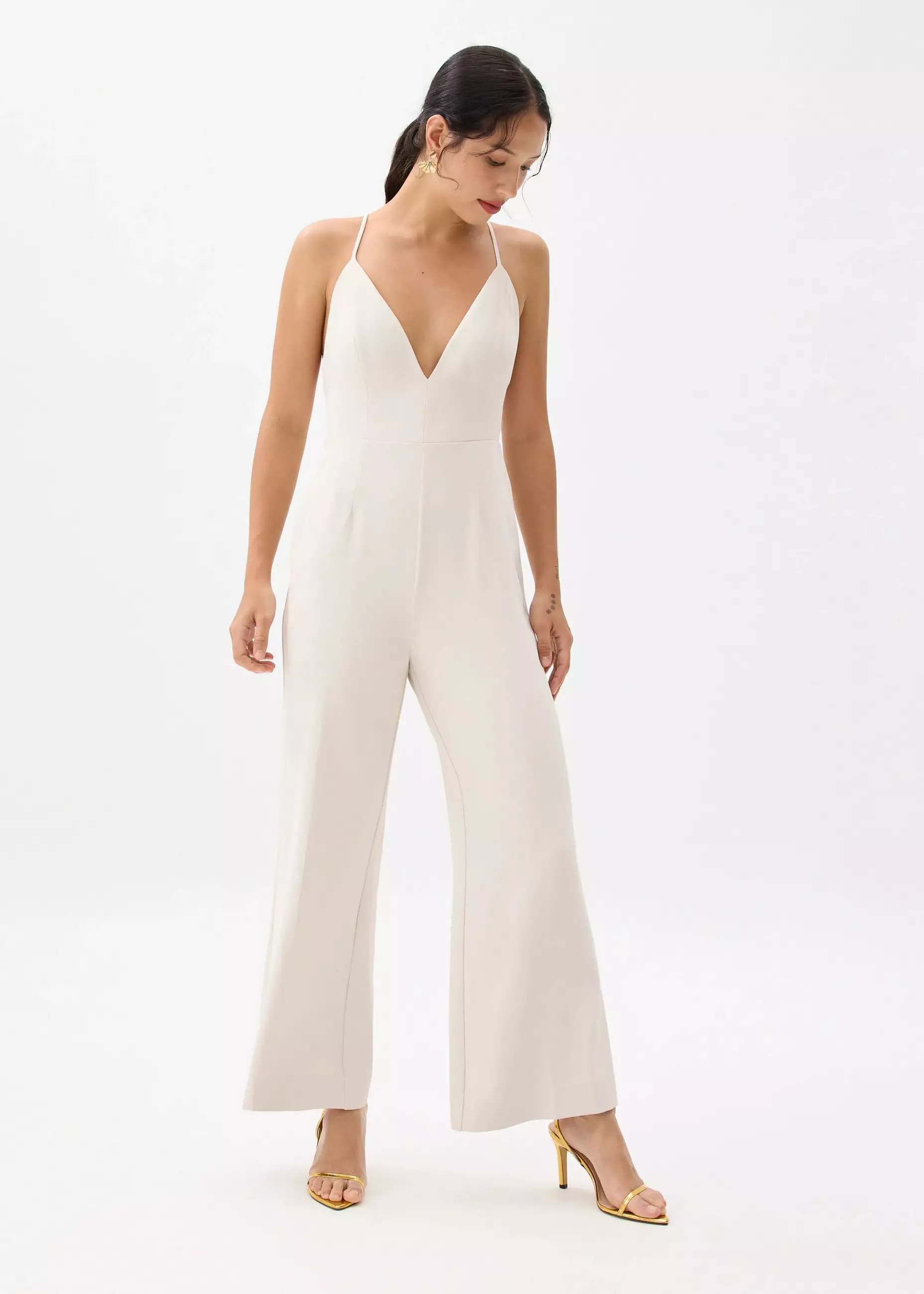 Jumpsuit Wanita - Leggy BraFree by LB Keana Kick Flare Jumpsuit