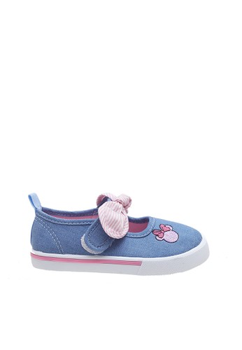Jual Disney 90 Years Of Magic Disney Minnie Mouse Baby Girl Mary Jane Shoes Denim Original Zalora Indonesia