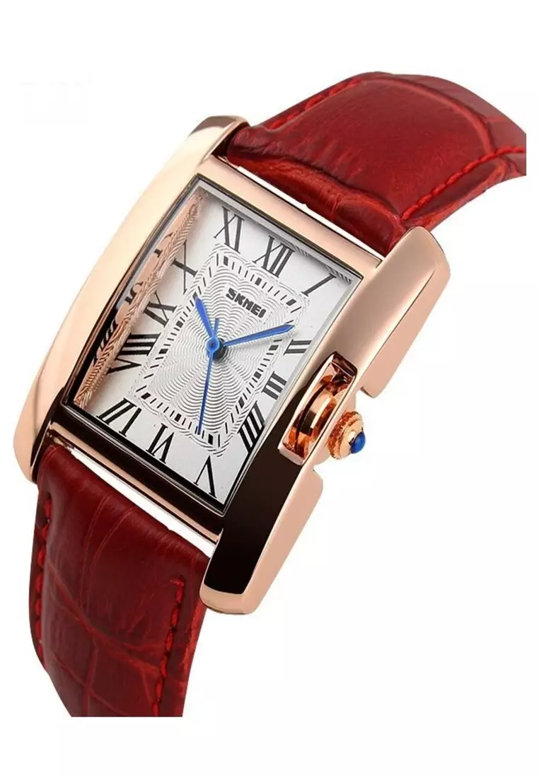 Jam Tangan Sport Watch Fashion Wanita Waterproof Strap Tali Material Elegan TE88 ORIGINAL