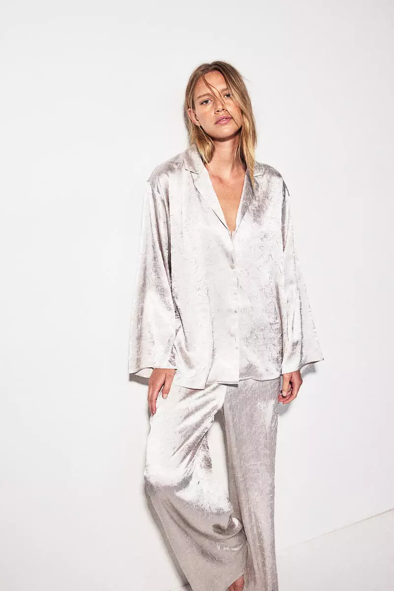 H&m satin sales pajamas