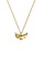 ZITIQUE gold Women's Sweet Heart With Wings Necklace - Gold A21DFAC3E9A096GS_1