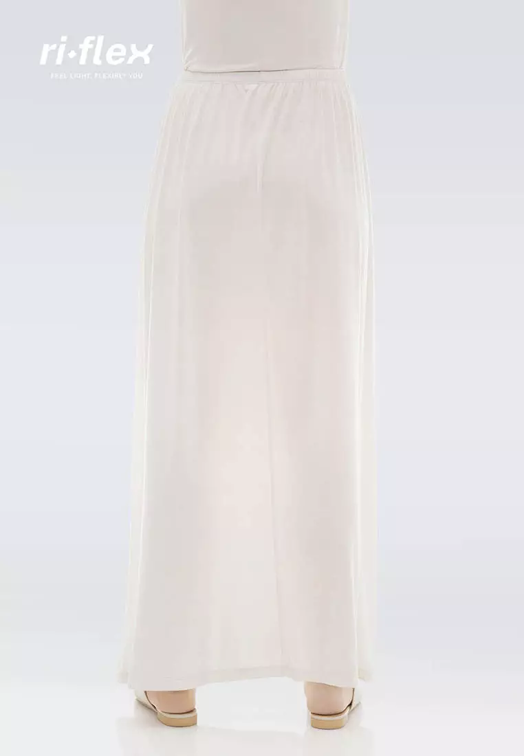 Ria Miranda White Comfy Skirt