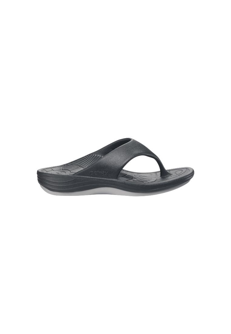 Aetrex Mens Lynco Flip Black