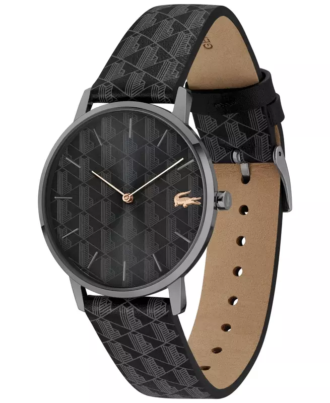 Lacoste Croco Origin Black Unisex Watch 2011313