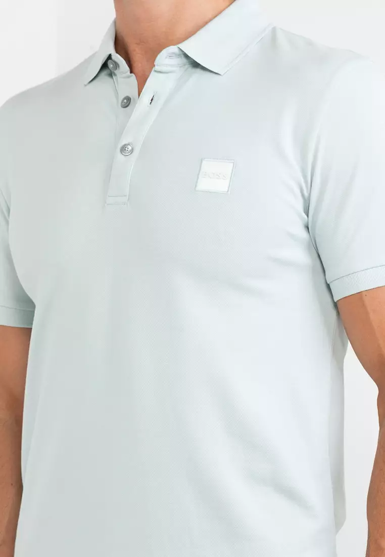 Buy BOSS Slim Fit Logo Patch Polo Shirt BOSS Orange 2024 Online