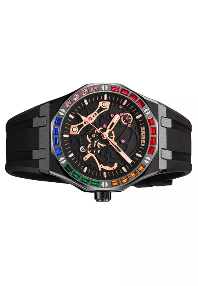 Jam Tangan Analog Pria Sporty 9365 ORIGINAL - Black